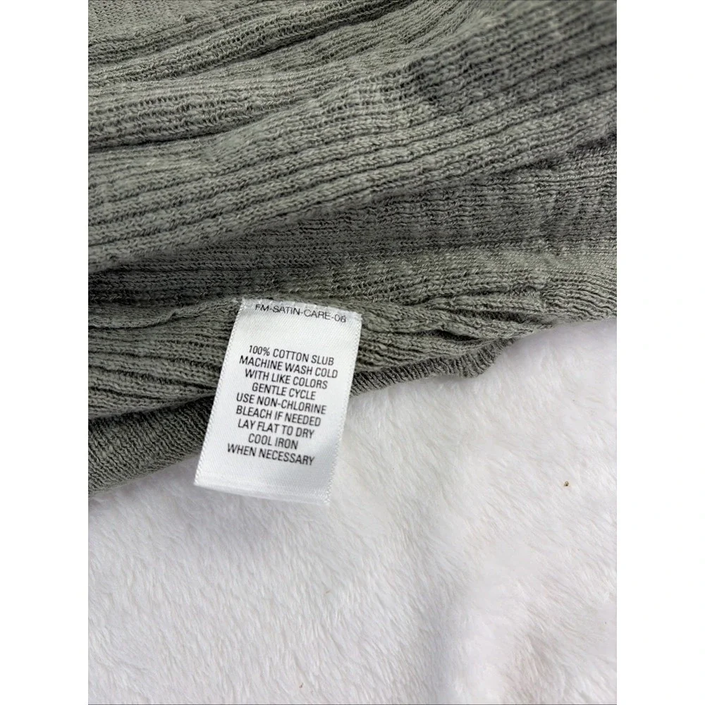 United States Sweaters Womens 1X Sage Green Ribbed Open Front Soft Transitional
